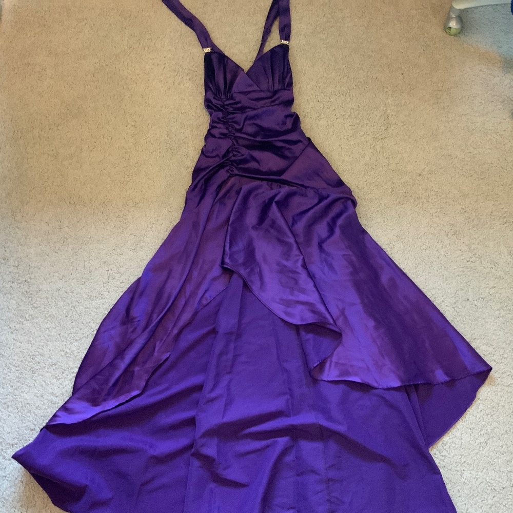 Purple prom dress